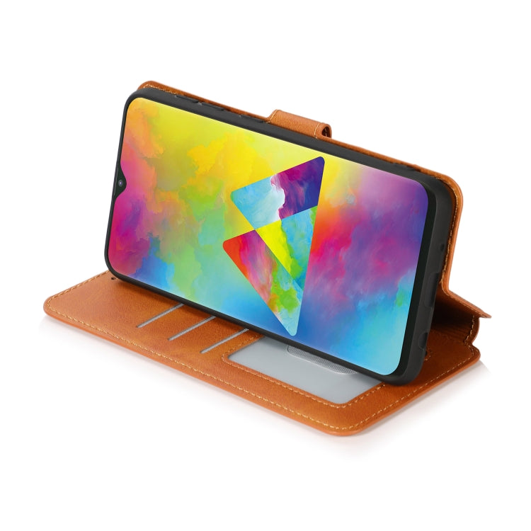 For Samsung Galaxy M10 Shockproof PU + TPU Leather Phone Case