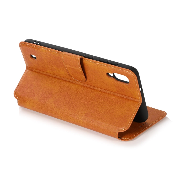 For Samsung Galaxy M10 Shockproof PU + TPU Leather Phone Case