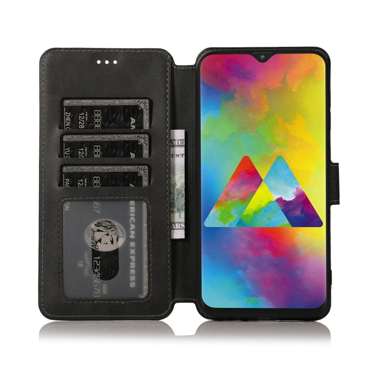 For Samsung Galaxy M10 Shockproof PU + TPU Leather Phone Case