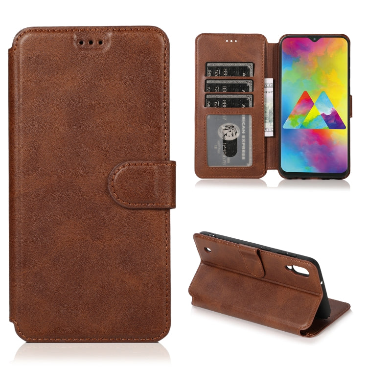 For Samsung Galaxy M10 Shockproof PU + TPU Leather Phone Case