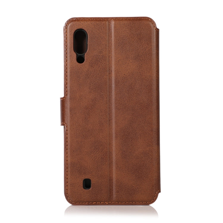 For Samsung Galaxy M10 Shockproof PU + TPU Leather Phone Case