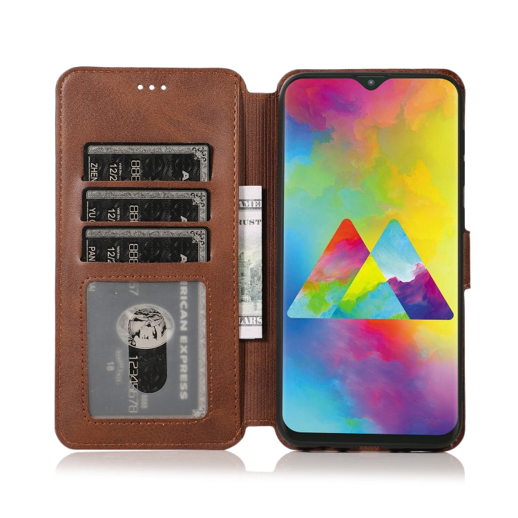 For Samsung Galaxy M10 Shockproof PU + TPU Leather Phone Case