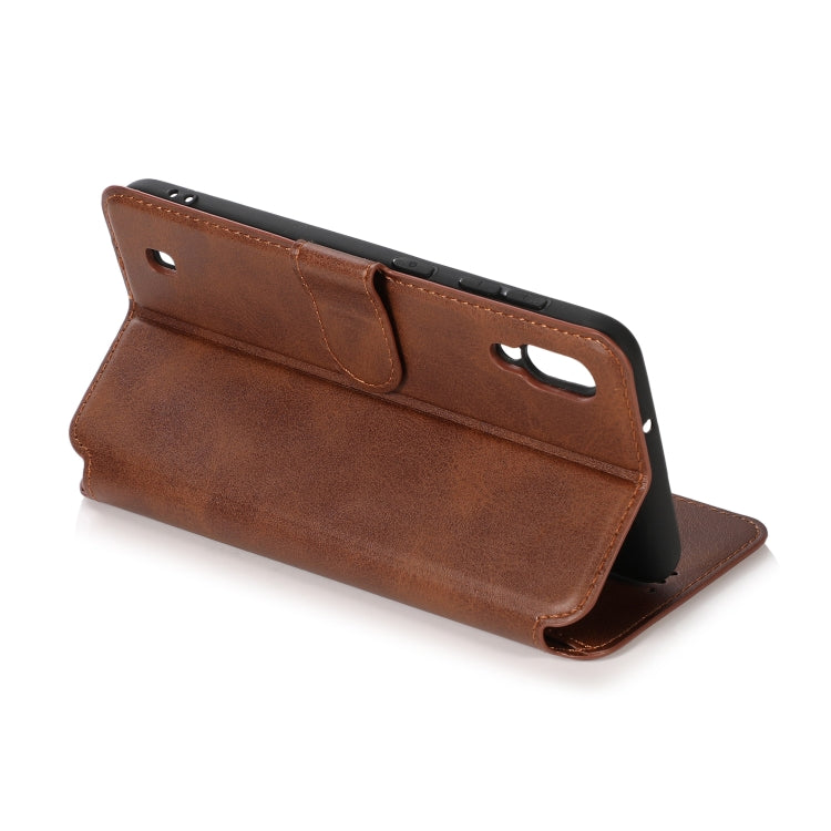 For Samsung Galaxy M10 Shockproof PU + TPU Leather Phone Case
