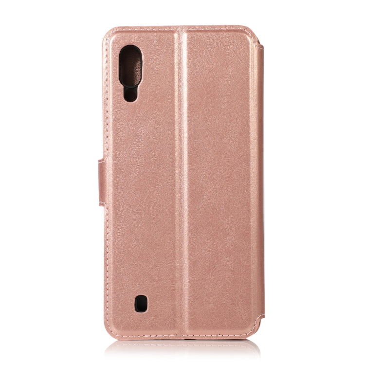 For Samsung Galaxy M10 Shockproof PU + TPU Leather Phone Case