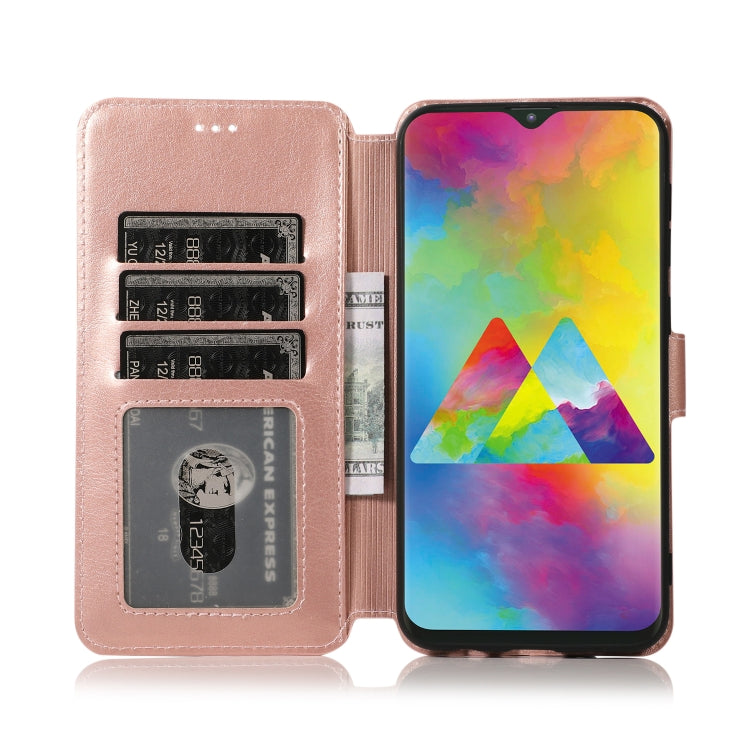 For Samsung Galaxy M10 Shockproof PU + TPU Leather Phone Case