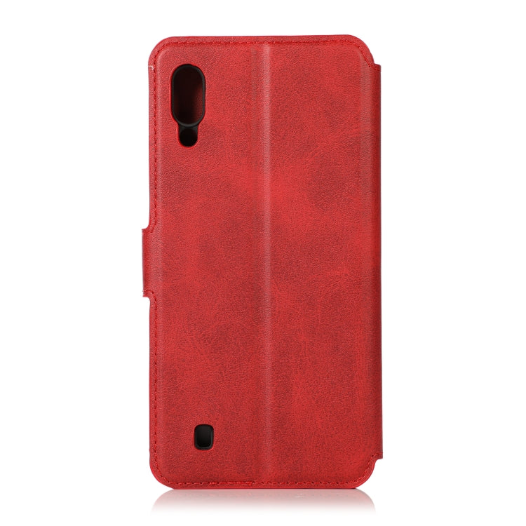 For Samsung Galaxy M10 Shockproof PU + TPU Leather Phone Case