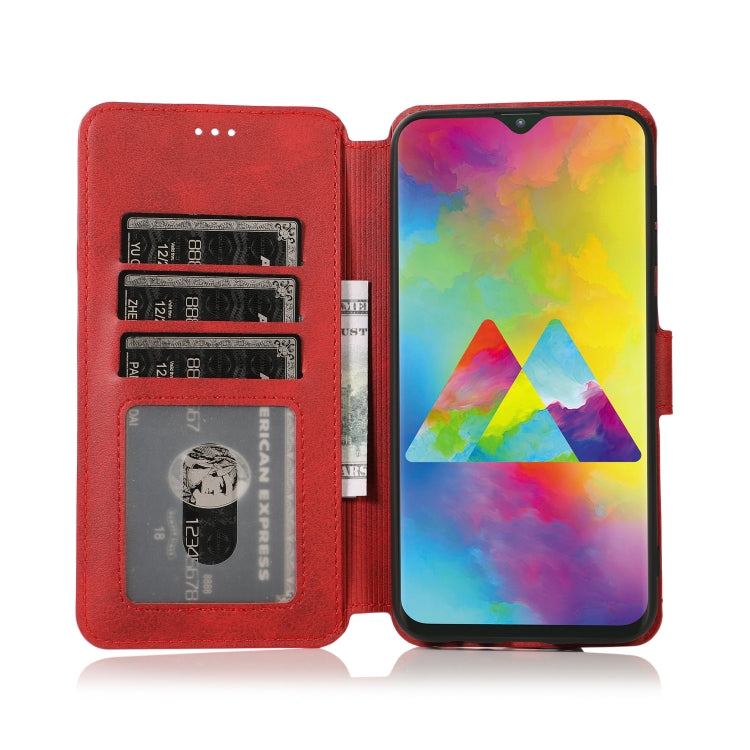 For Samsung Galaxy M10 Shockproof PU + TPU Leather Phone Case