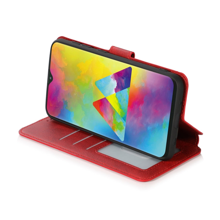 For Samsung Galaxy M10 Shockproof PU + TPU Leather Phone Case