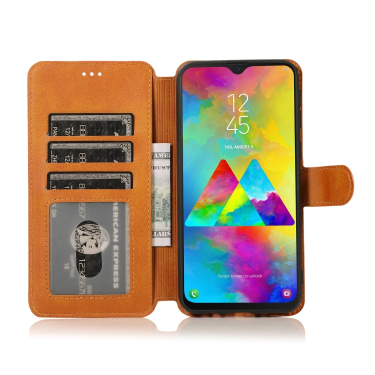 For Samsung Galaxy M20 Shockproof PU + TPU Leather Phone Case