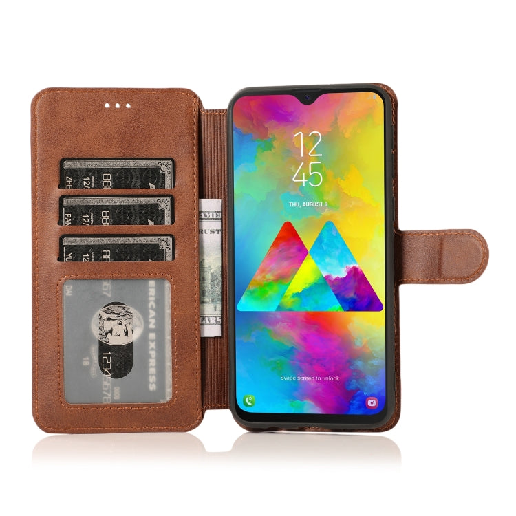 For Samsung Galaxy M20 Shockproof PU + TPU Leather Phone Case