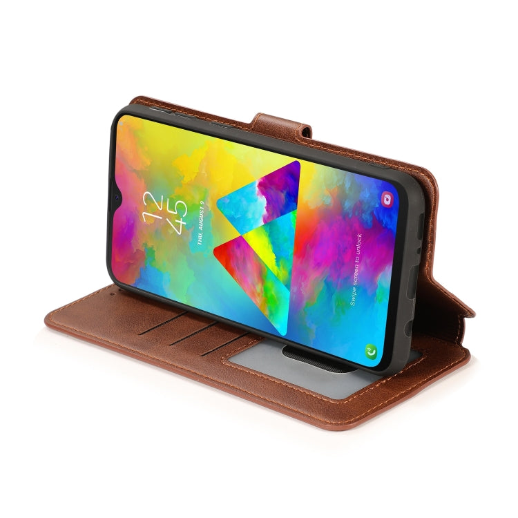 For Samsung Galaxy M20 Shockproof PU + TPU Leather Phone Case