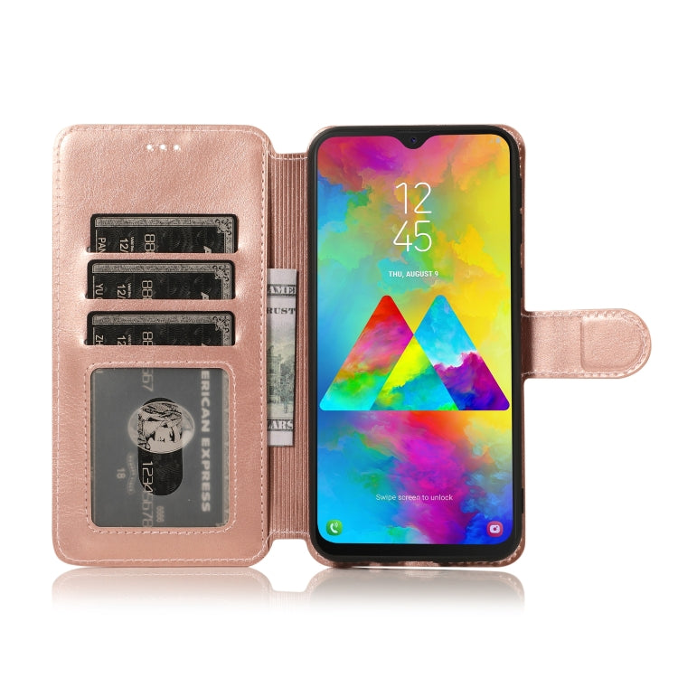 For Samsung Galaxy M20 Shockproof PU + TPU Leather Phone Case
