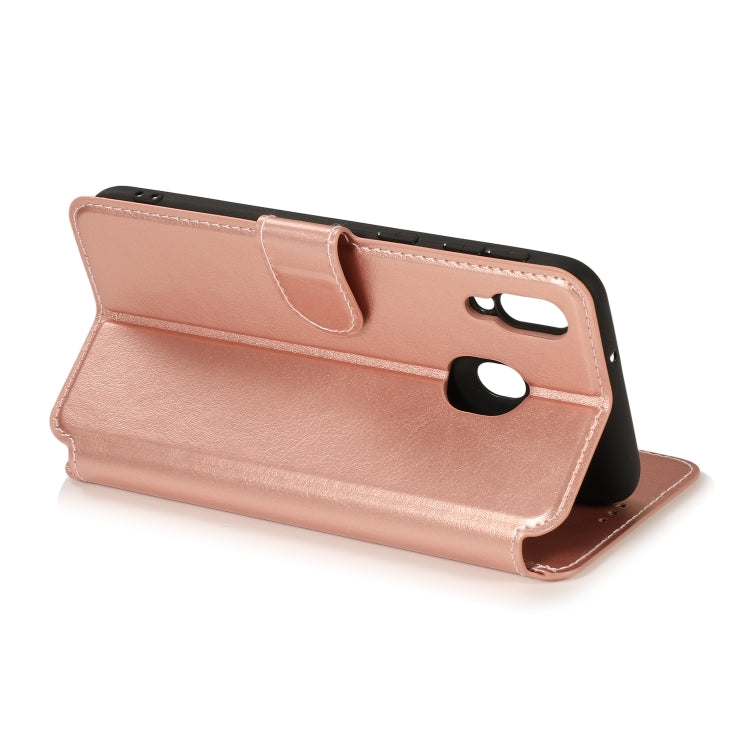 For Samsung Galaxy M20 Shockproof PU + TPU Leather Phone Case