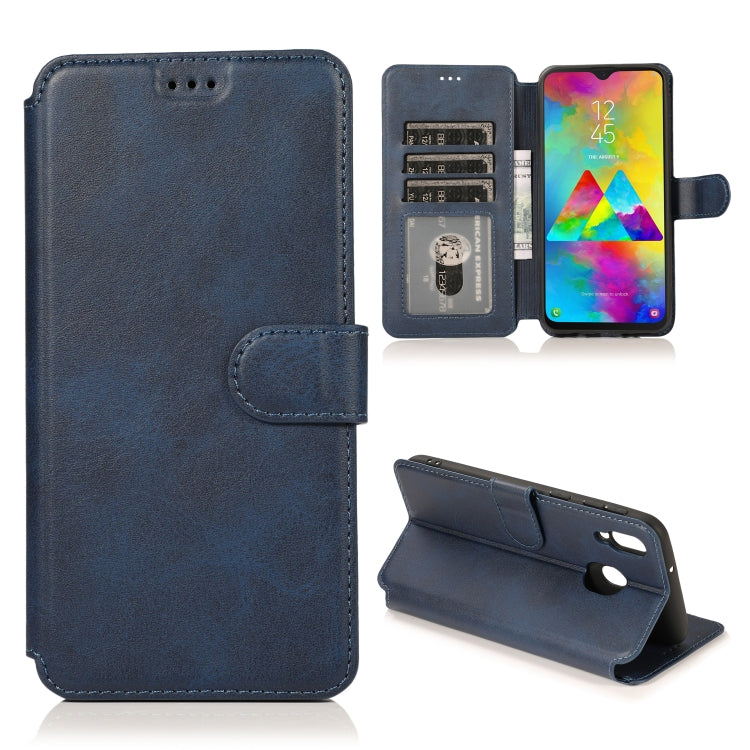For Samsung Galaxy M20 Shockproof PU + TPU Leather Phone Case