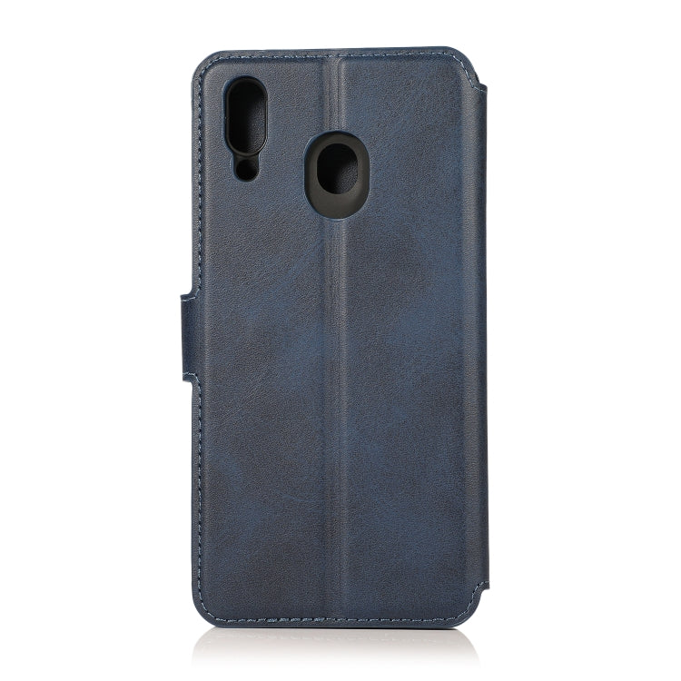 For Samsung Galaxy M20 Shockproof PU + TPU Leather Phone Case