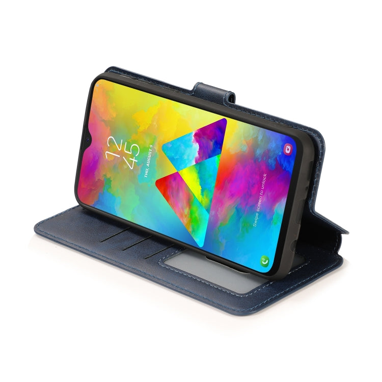 For Samsung Galaxy M20 Shockproof PU + TPU Leather Phone Case