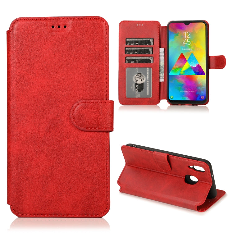 For Samsung Galaxy M20 Shockproof PU + TPU Leather Phone Case