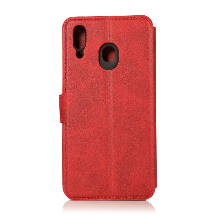 For Samsung Galaxy M20 Shockproof PU + TPU Leather Phone Case