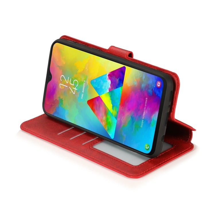 For Samsung Galaxy M20 Shockproof PU + TPU Leather Phone Case