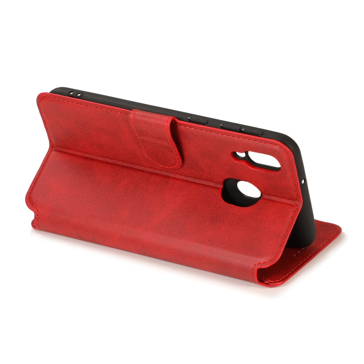 For Samsung Galaxy M20 Shockproof PU + TPU Leather Phone Case