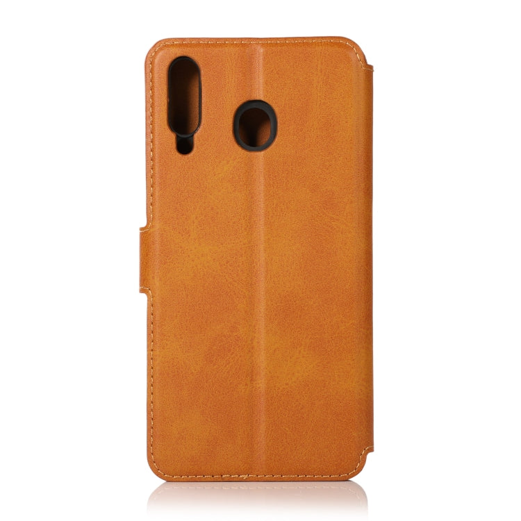 For Samsung Galaxy M30 Shockproof PU + TPU Leather Phone Case