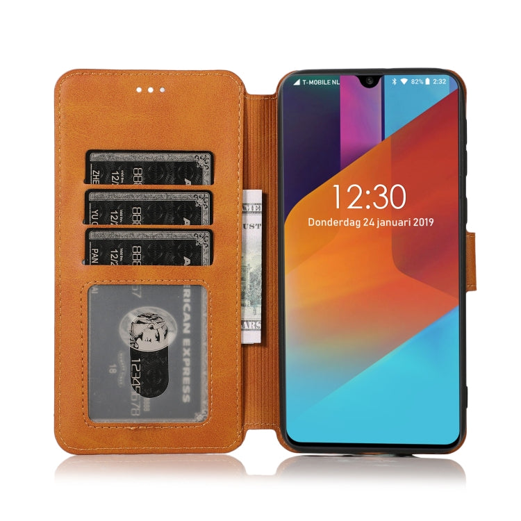 For Samsung Galaxy M30 Shockproof PU + TPU Leather Phone Case