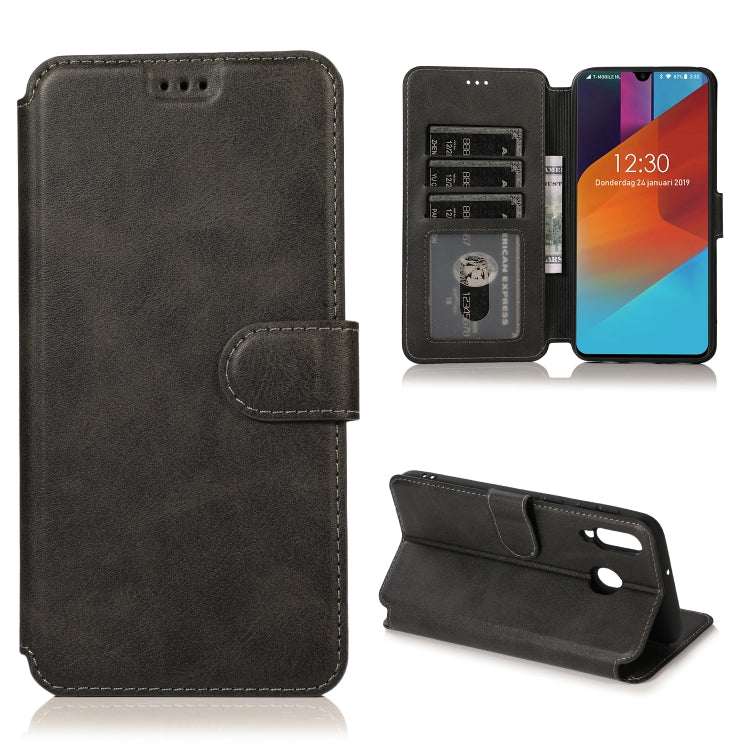For Samsung Galaxy M30 Shockproof PU + TPU Leather Phone Case