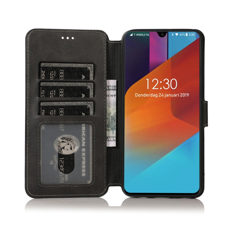 For Samsung Galaxy M30 Shockproof PU + TPU Leather Phone Case