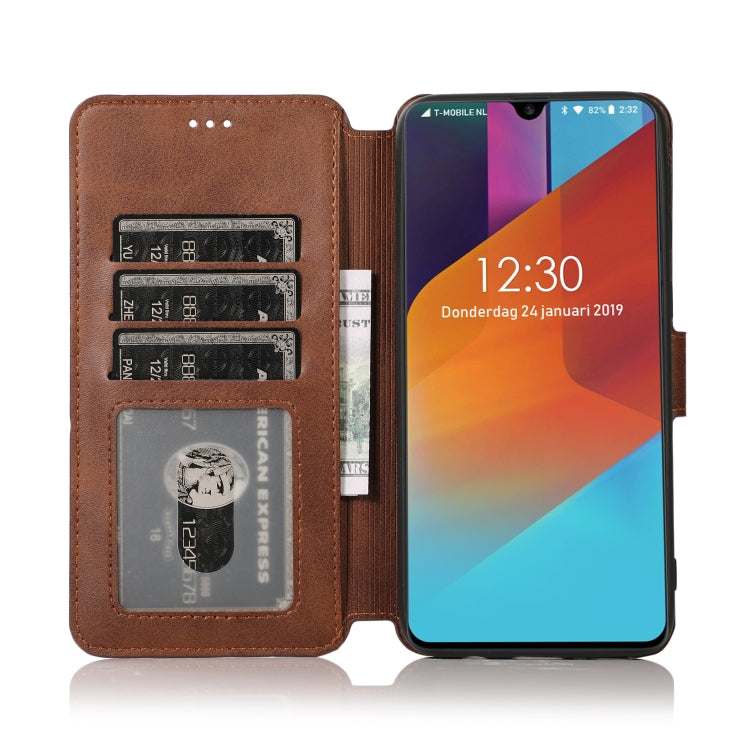 For Samsung Galaxy M30 Shockproof PU + TPU Leather Phone Case