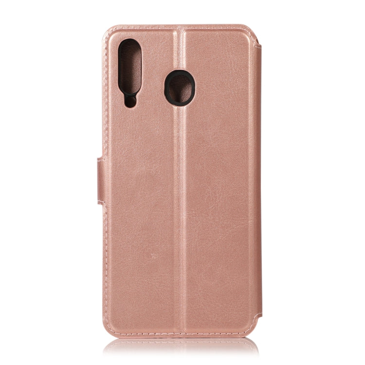 For Samsung Galaxy M30 Shockproof PU + TPU Leather Phone Case