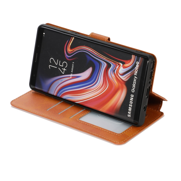 For Samsung Galaxy Note9 Shockproof PU + TPU Leather Phone Case