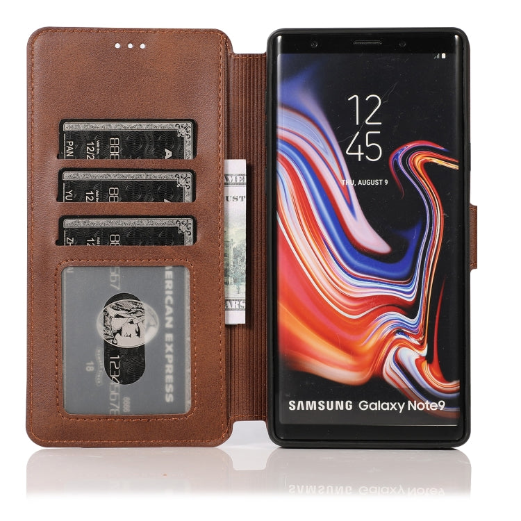 For Samsung Galaxy Note9 Shockproof PU + TPU Leather Phone Case