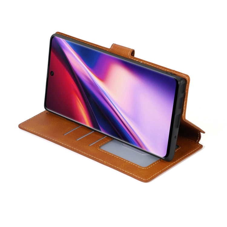 For Samsung Galaxy Note10+ Shockproof PU + TPU Leather Phone Case