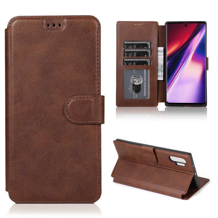 For Samsung Galaxy Note10+ Shockproof PU + TPU Leather Phone Case