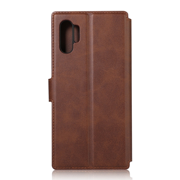 For Samsung Galaxy Note10+ Shockproof PU + TPU Leather Phone Case