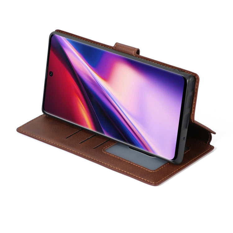 For Samsung Galaxy Note10+ Shockproof PU + TPU Leather Phone Case