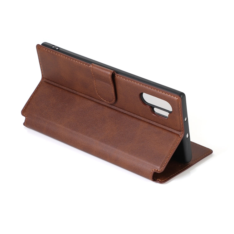 For Samsung Galaxy Note10+ Shockproof PU + TPU Leather Phone Case