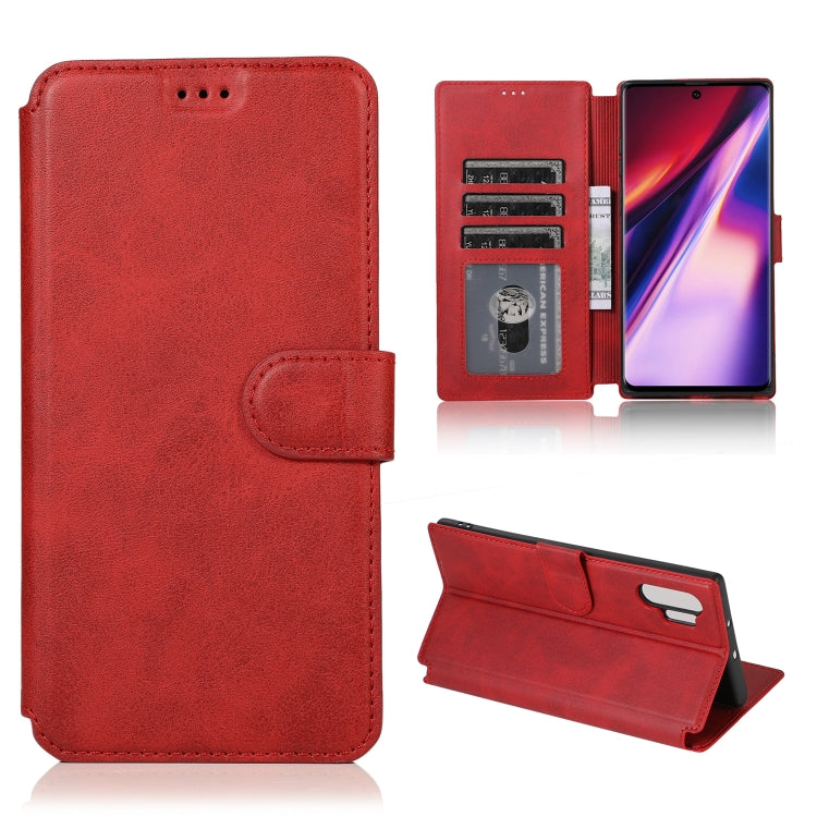 For Samsung Galaxy Note10+ Shockproof PU + TPU Leather Phone Case