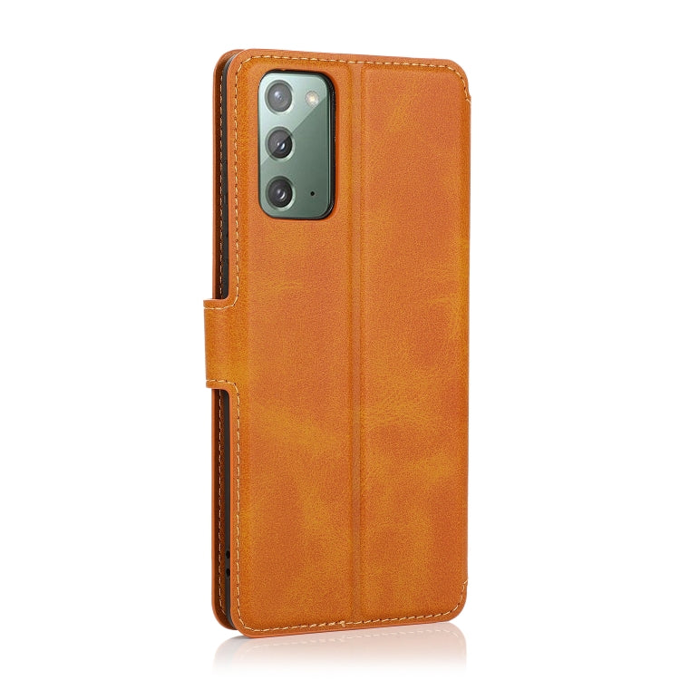 For Samsung Galaxy Note20 Shockproof PU + TPU Leather Phone Case