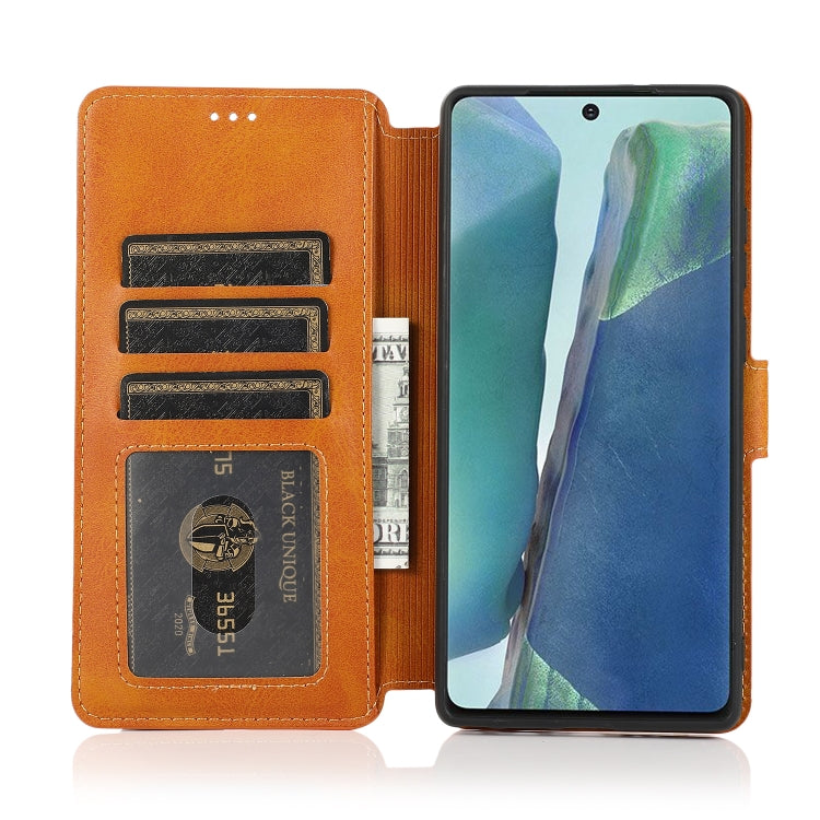 For Samsung Galaxy Note20 Shockproof PU + TPU Leather Phone Case