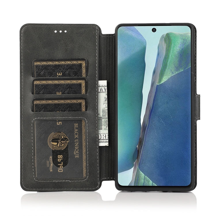 For Samsung Galaxy Note20 Shockproof PU + TPU Leather Phone Case