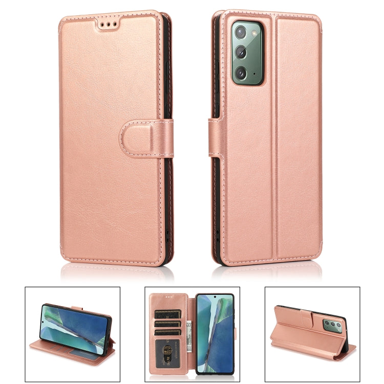 For Samsung Galaxy Note20 Shockproof PU + TPU Leather Phone Case