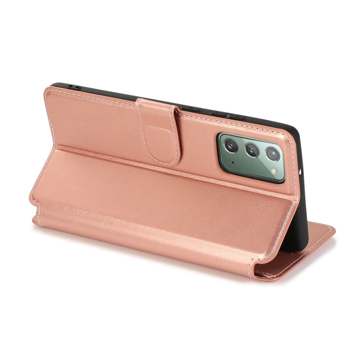 For Samsung Galaxy Note20 Shockproof PU + TPU Leather Phone Case