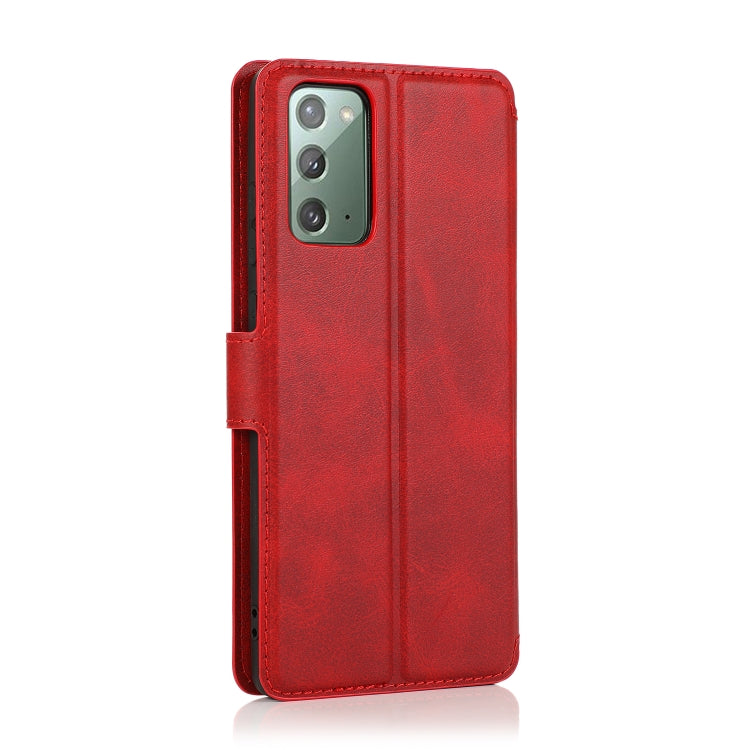 For Samsung Galaxy Note20 Shockproof PU + TPU Leather Phone Case
