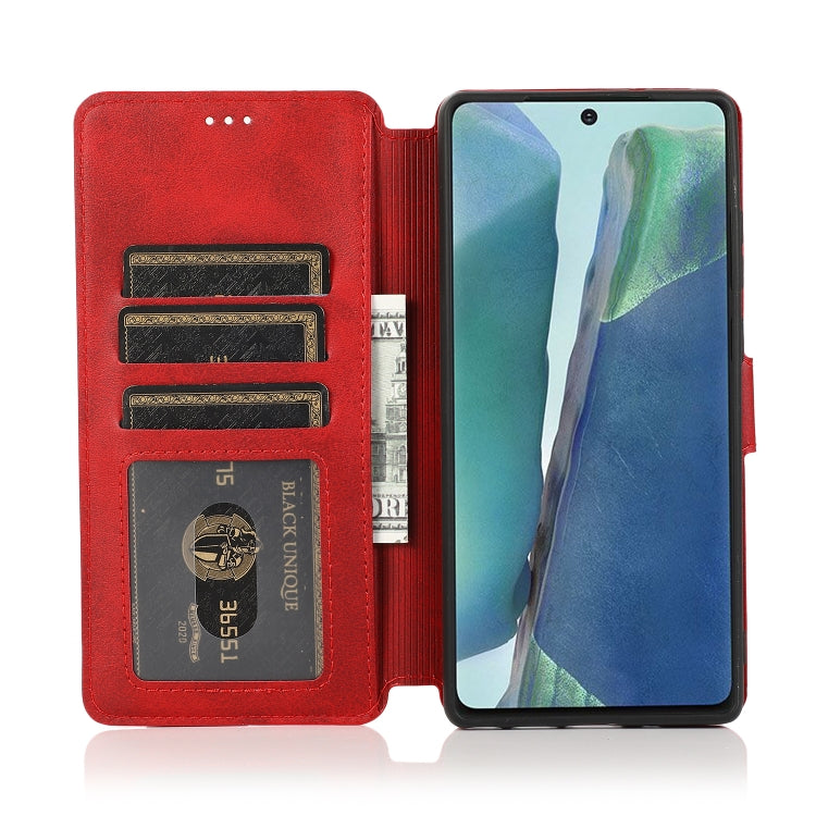 For Samsung Galaxy Note20 Shockproof PU + TPU Leather Phone Case