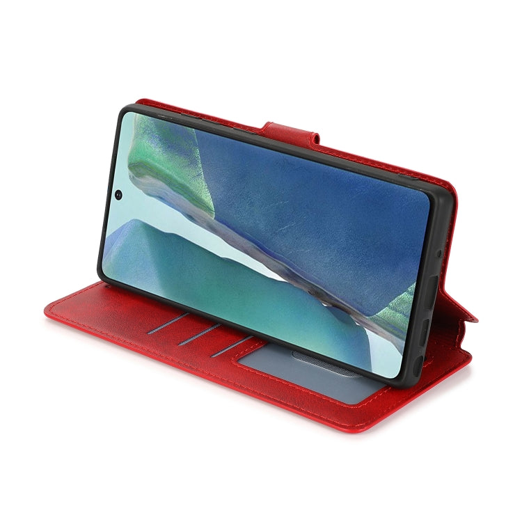 For Samsung Galaxy Note20 Shockproof PU + TPU Leather Phone Case