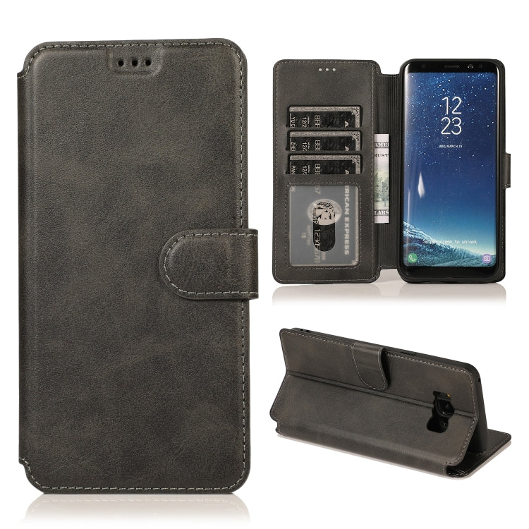 For Samsung Galaxy S8+ Shockproof PU + TPU Leather Phone Case