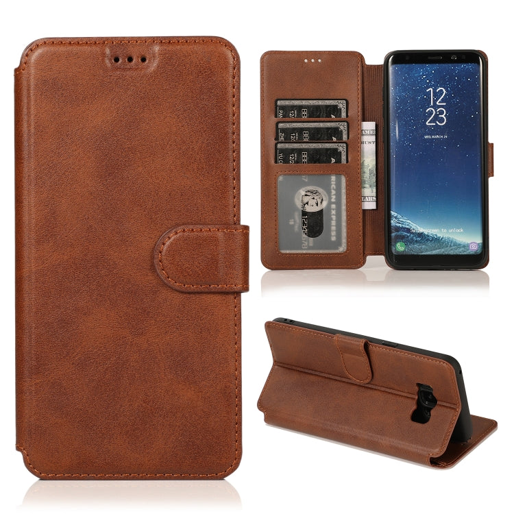For Samsung Galaxy S8+ Shockproof PU + TPU Leather Phone Case