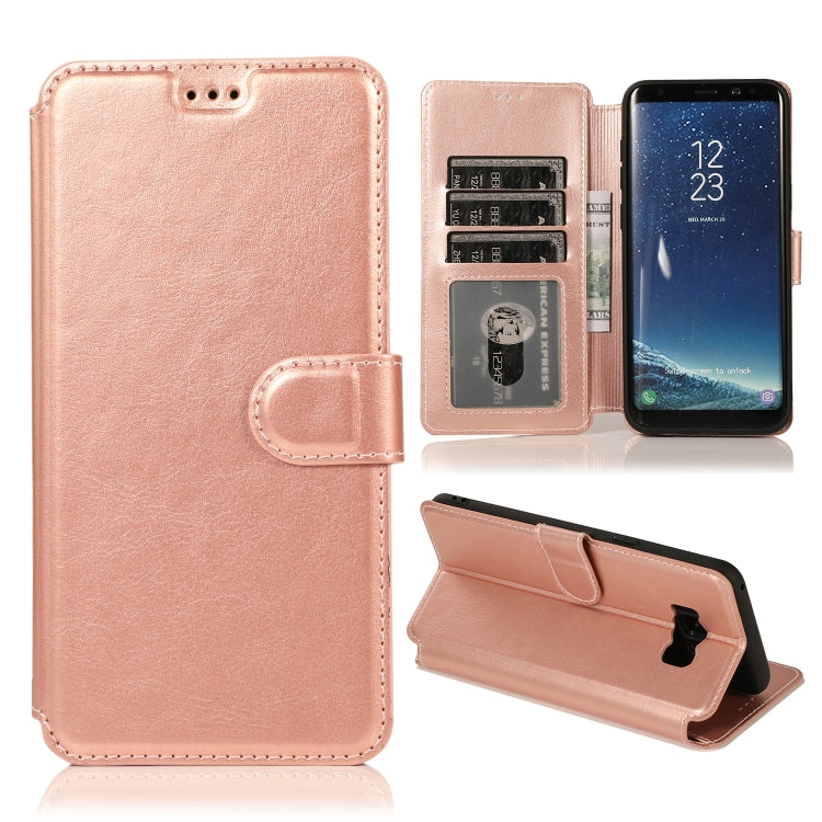 For Samsung Galaxy S8+ Shockproof PU + TPU Leather Phone Case