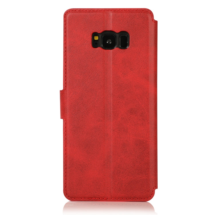 For Samsung Galaxy S8+ Shockproof PU + TPU Leather Phone Case